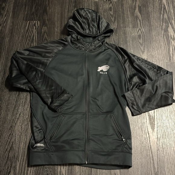 ♥️💙ZUBAZ FULL ZIP BUFFALO BILLS HOODIE♥️💙ZIP POCKETS♥️💙SZ 2XL♥️ - Picture 5 of 11